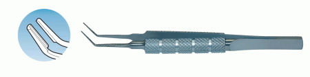 XF-410T Impex Tying Forceps Angled