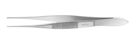 XF-0311 Tussue Forceps Straight, 1X2 Standard